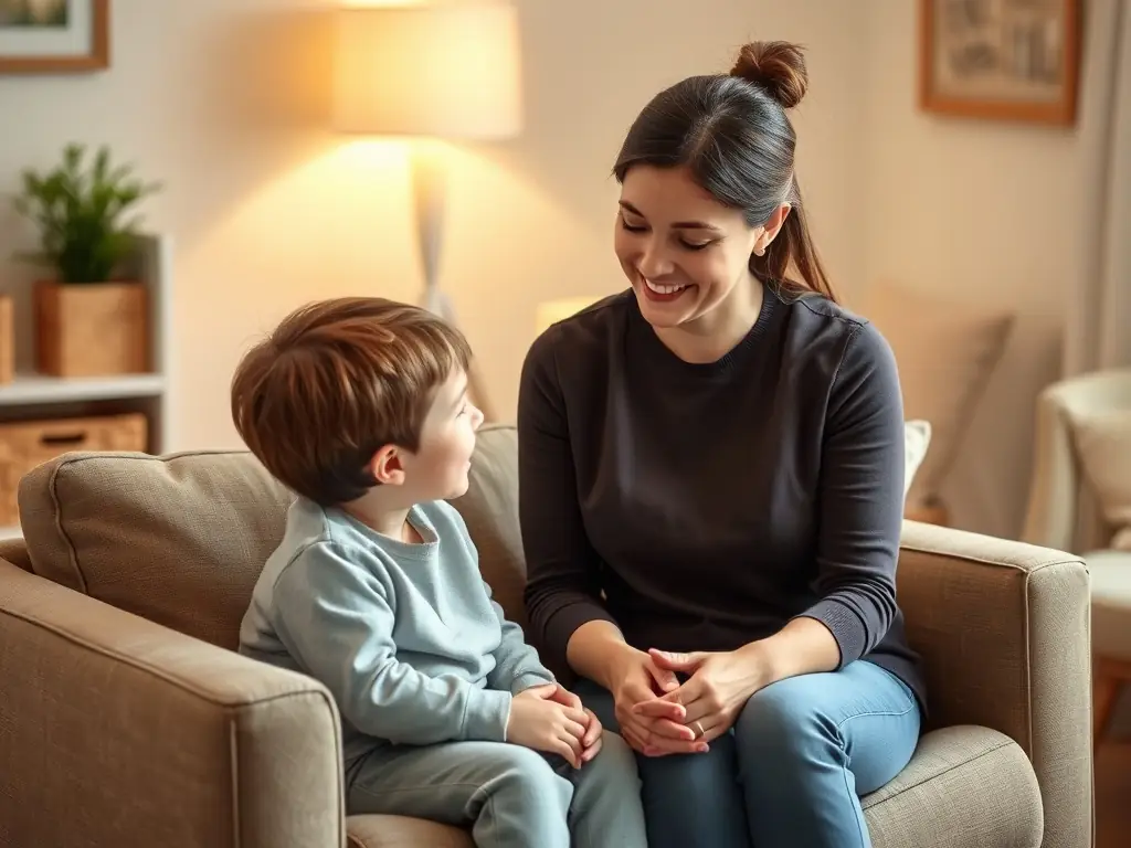 A renovated facility with specialized counseling rooms, depicting a supportive environment for child protection services.